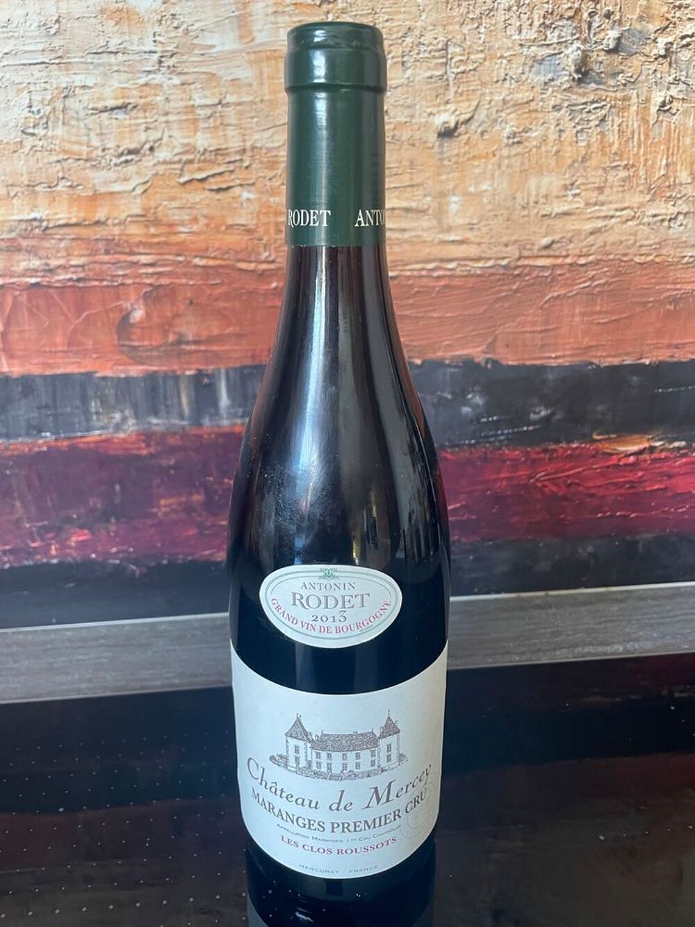 1 BT MARANGES 1er Cru 2013 Les Clos Roussots Ch&acirc;teau Mercey Cuisine