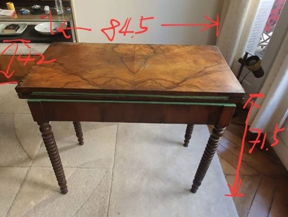 table de jeux ancienne Meubles