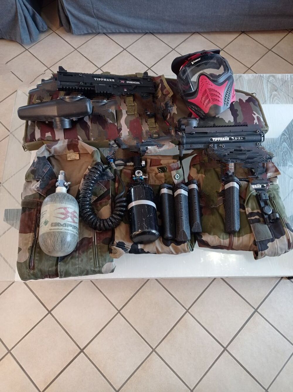 Ensemble paintball Sports