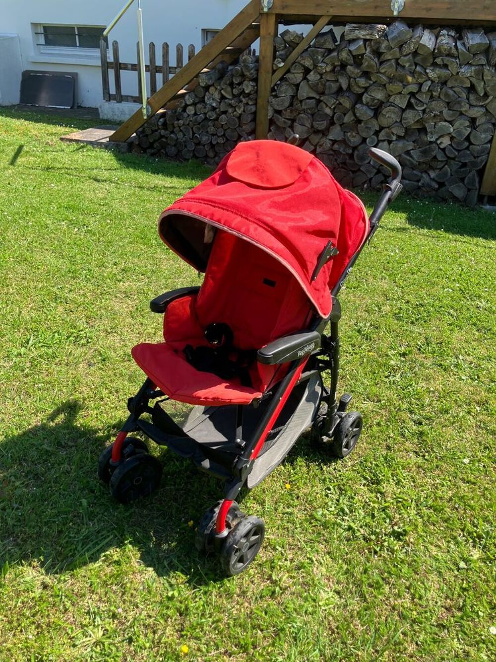 poussette cabriolet bebe 3 en 1 &eacute;tat neuf Mobilier enfants
