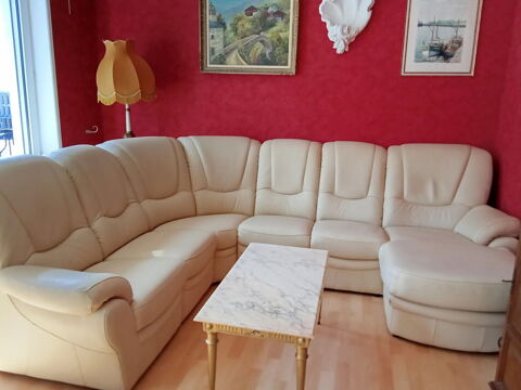 Salon d'angle avec méridienne fixe sur coffre  Bel Air  1500 Boulogne-sur-Mer (62)
