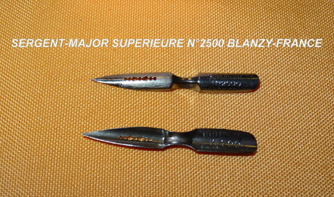 BLANZY FRANCE - SERGENT MAJOR SUPÉRIEURE PLUME #2500 4 Sergines (89)