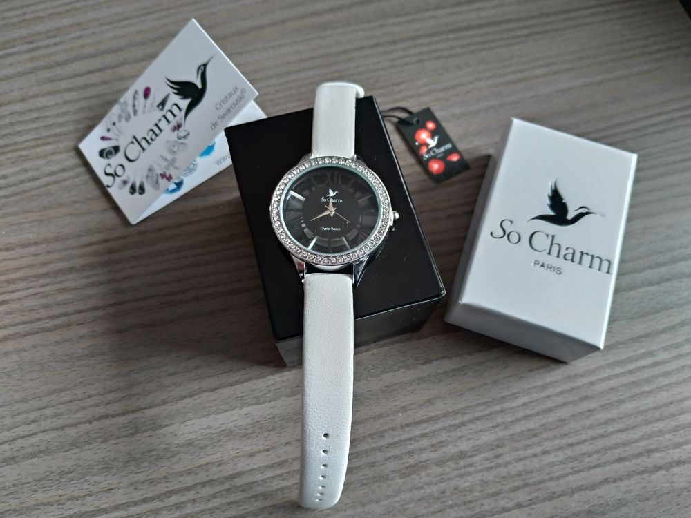 Montre femme So Charm cristaux Swarovski Bijoux et montres