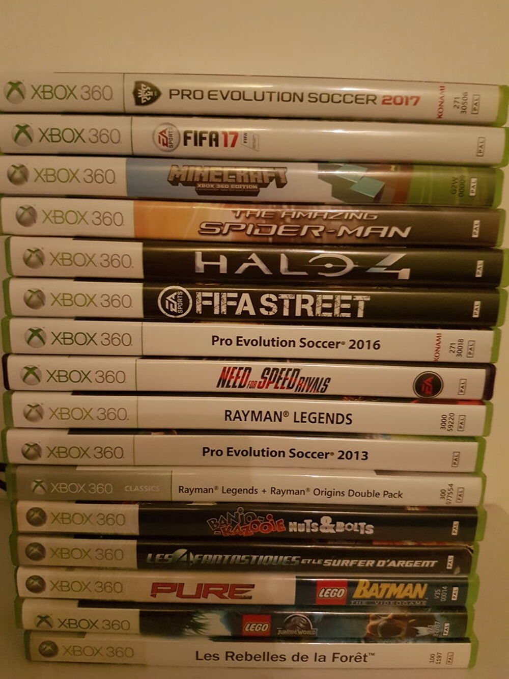 xbox 360 + 2 manettes + 16 jeux Consoles et jeux vidéos