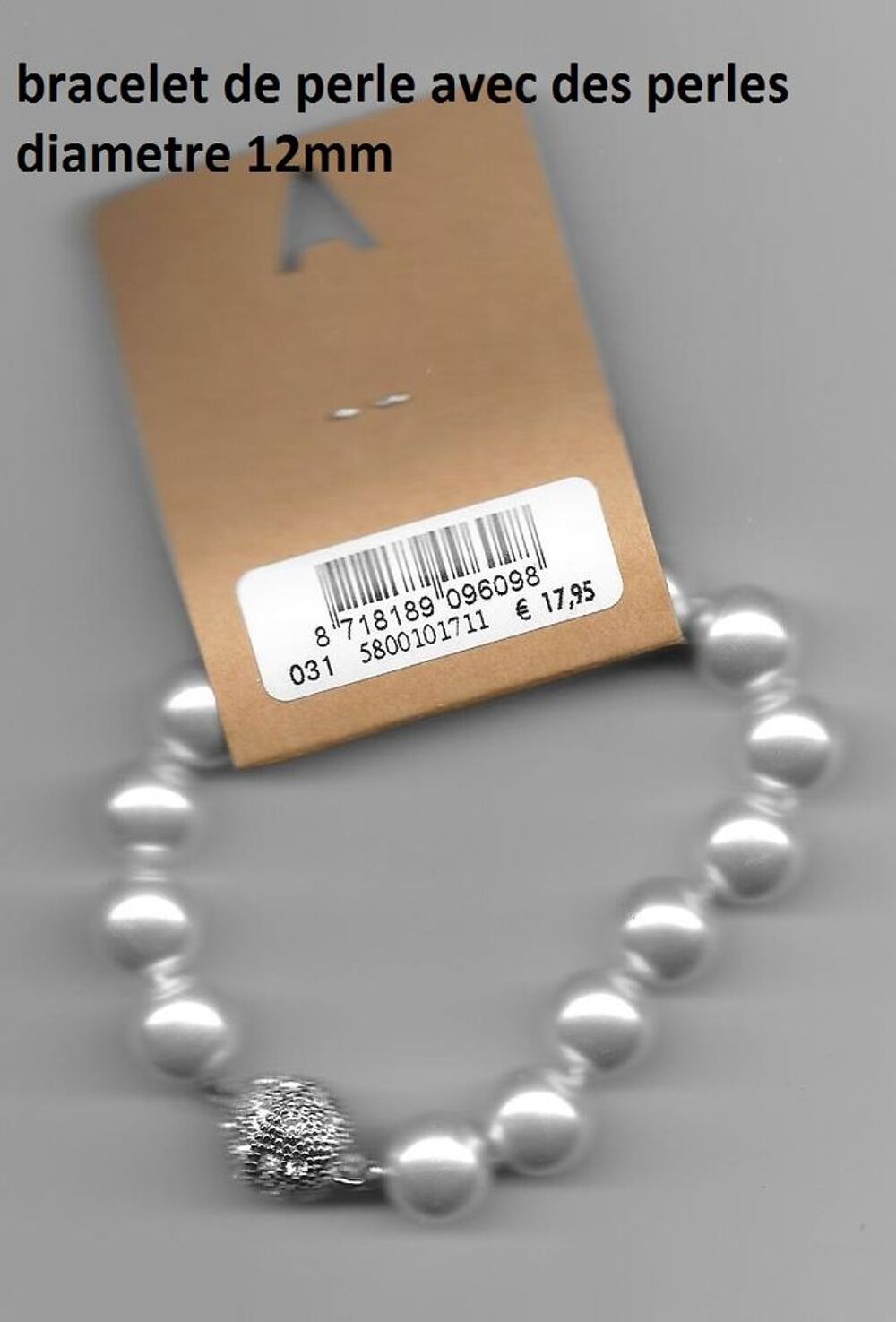 bracelets de perles 12mm Bijoux et montres