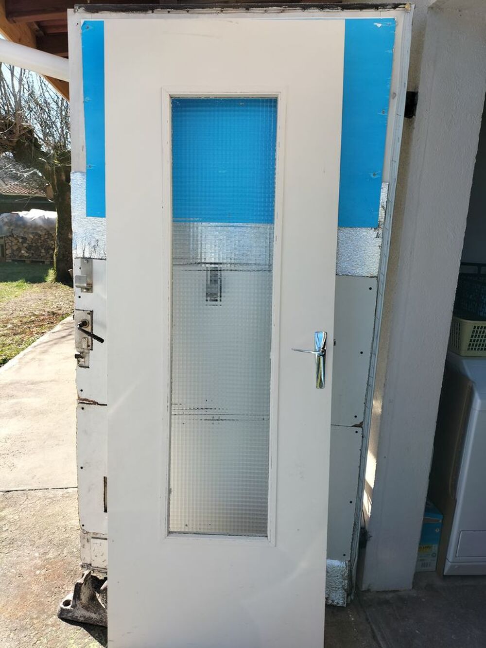 Porte de castor avec verre granit&eacute; Bricolage