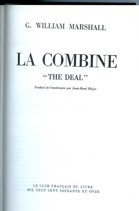 LA COMBINE - William Marshall, 5 Rennes (35)