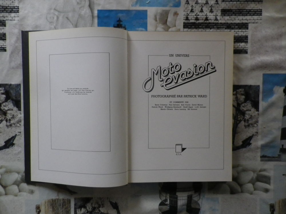 MOTO EVASION Un univers photographi&eacute; par Patrick WARD Livres et BD