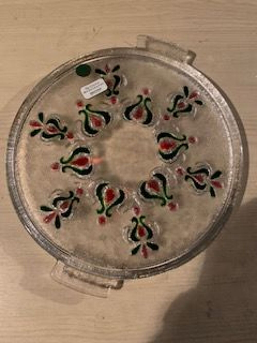 Plat en verre ( Motifs ) Cuisine