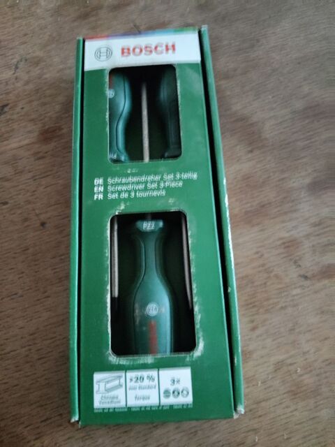 Lot 3 tournevis Bosch paiement sur place Conchil-le-Temple (62)