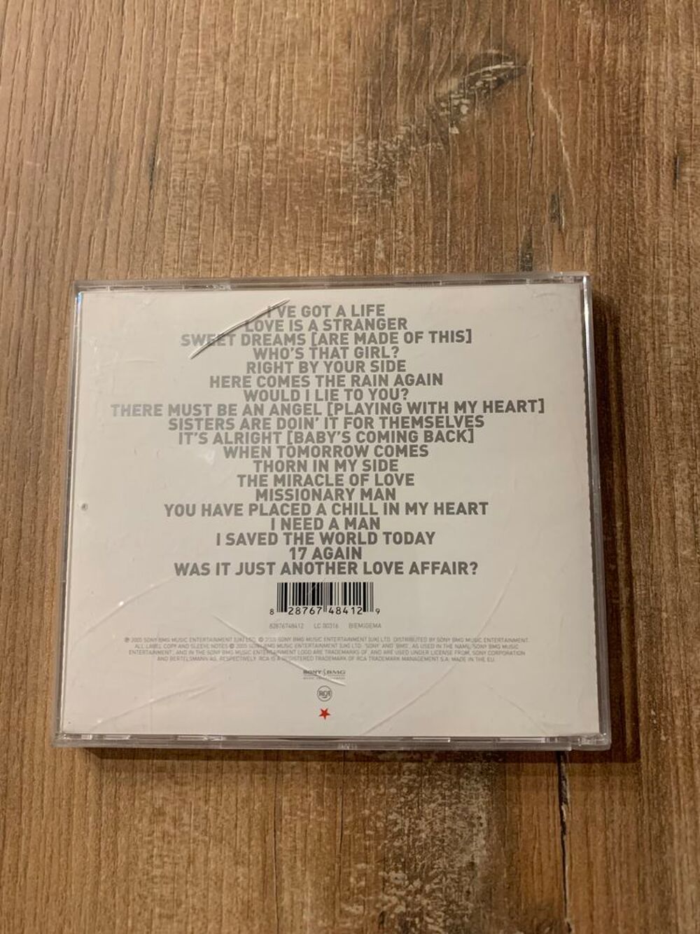 CD Eurythmics &acute;&acute; Ultimate collection &acute;&acute; CD et vinyles