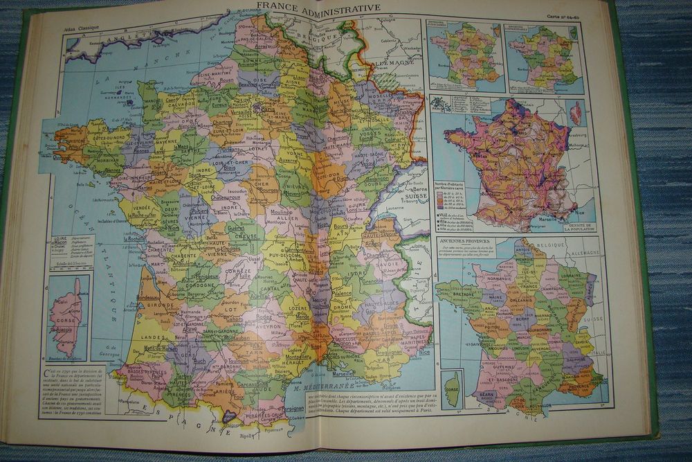 Ancien Atlas classique - Schrader &amp; Gallou&eacute;dec 1953 
Livres et BD