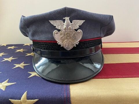 Rare Casquette Police de Louisiane USA avec son badge 129 Grenoble (38)