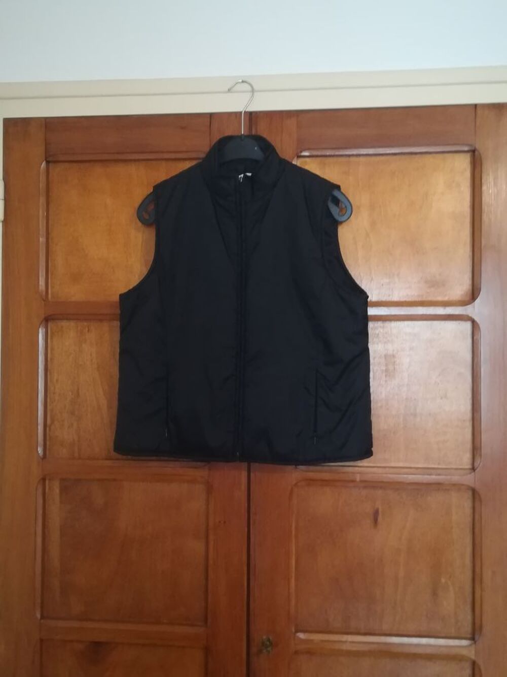 Blouson femme noir sans manche taille 44 Vêtements