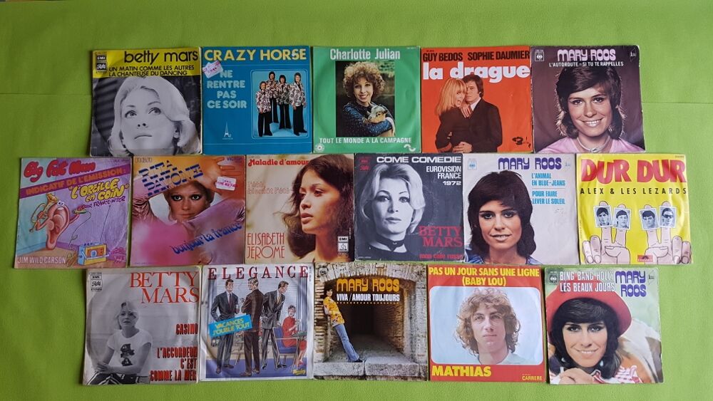 LES 45T PHOTO 24 CD et vinyles
