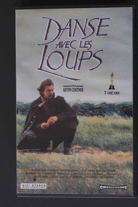 DANSE AVEC LES LOUPS, Kevin Costner 2 Rennes (35)