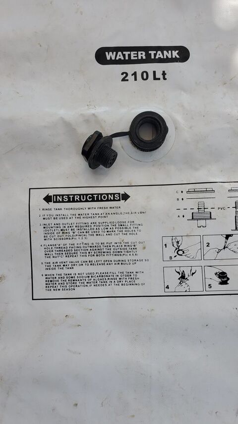 RESERVOIR A EAU POTABLE SOUPLE 60 Draguignan (83)