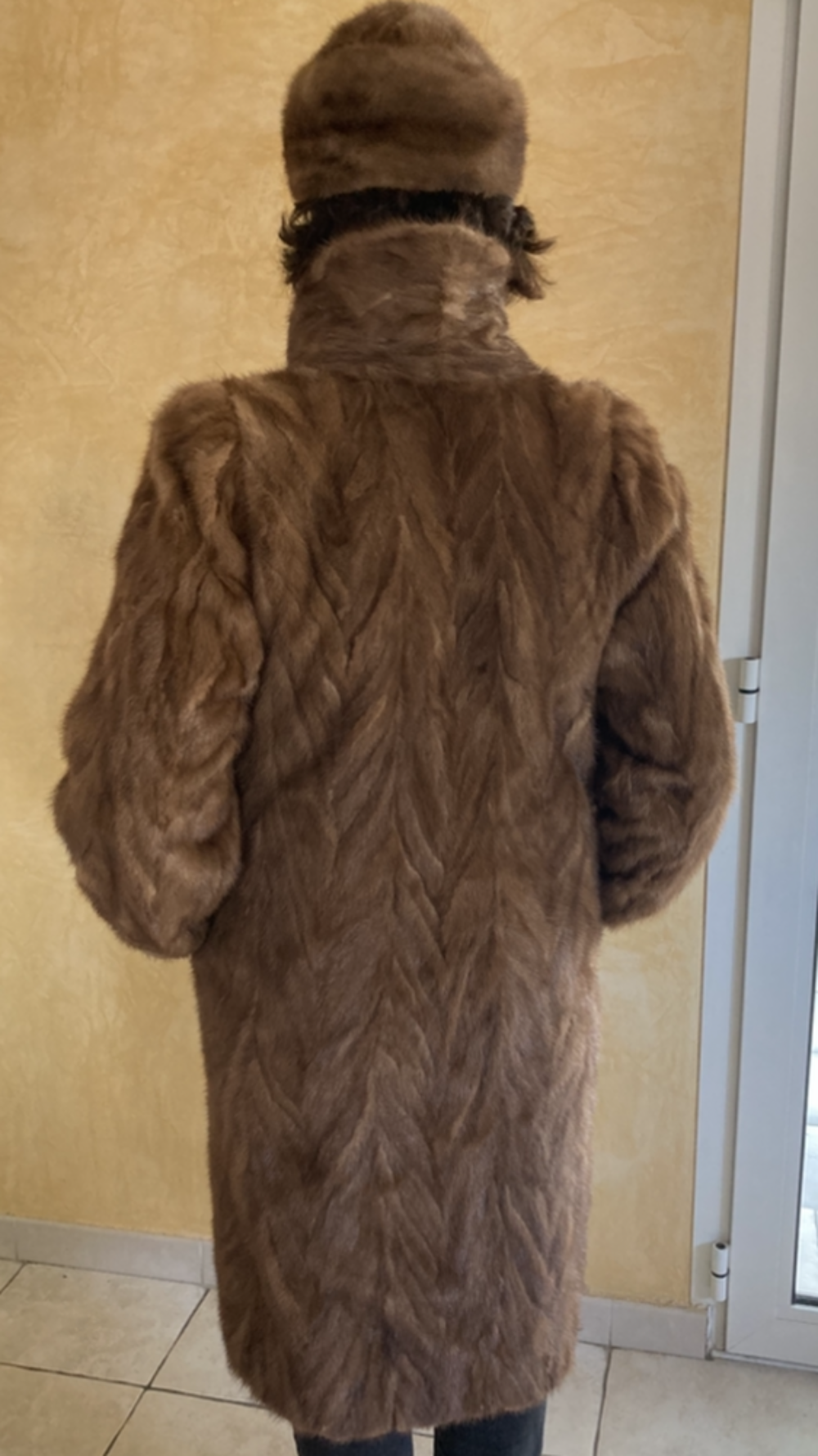 Manteau et capuche vison Vêtements