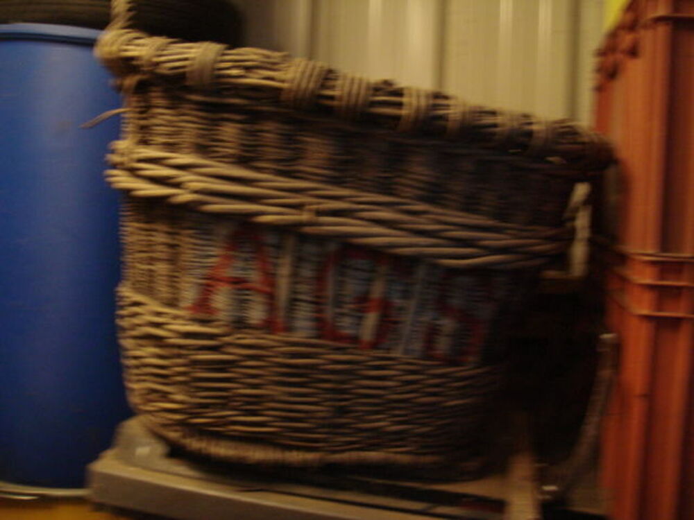 Grand panier de Vendangeur en osier Décoration