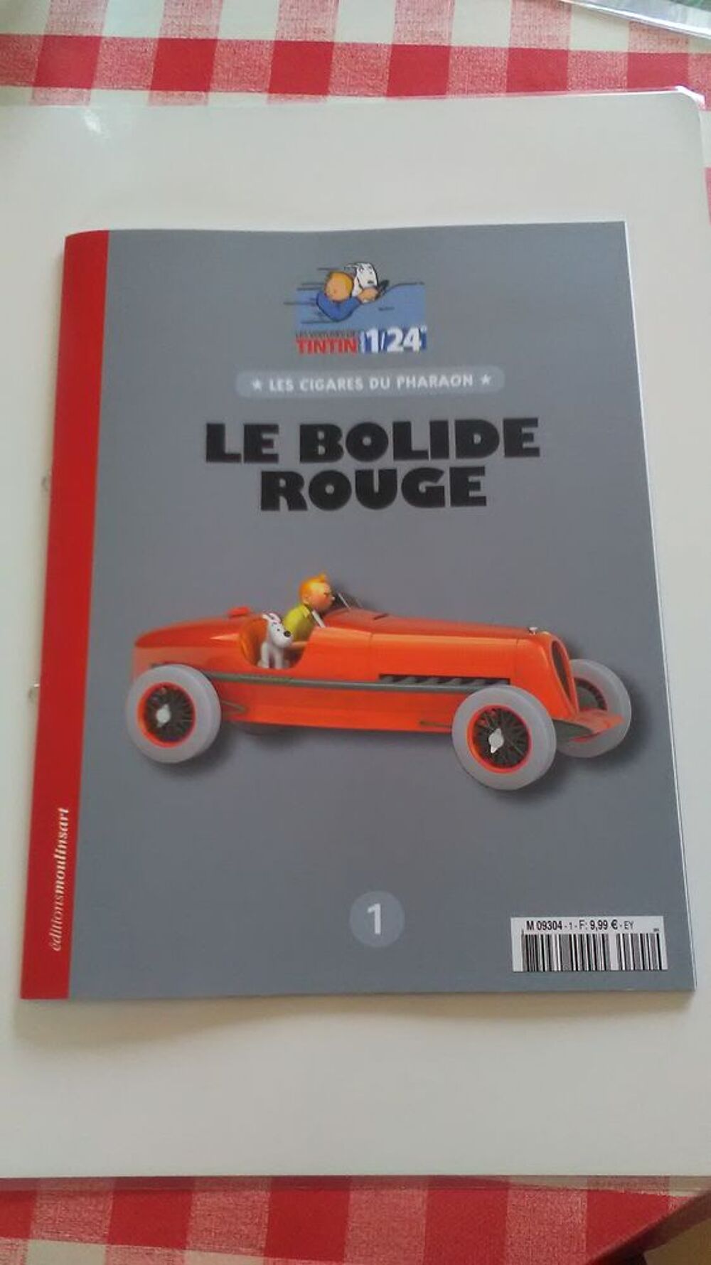 VOITURE DE TINTIN N&deg;1 "" LE BOLIDE ROUGE "" 