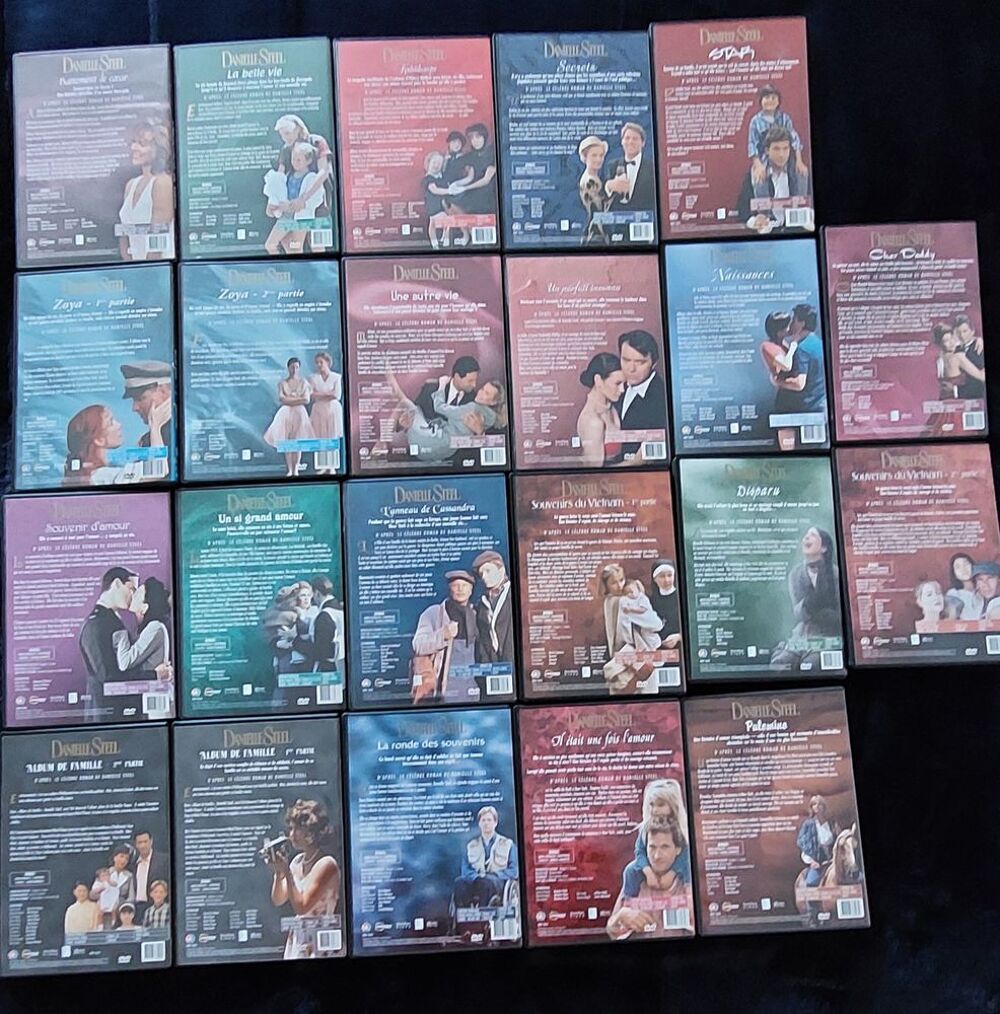 Lot de 22 DVD Collection Danielle Steel DVD et blu-ray