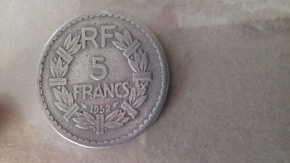 5 FRANCS ALUMINIUM 1945 &agrave; 1952 