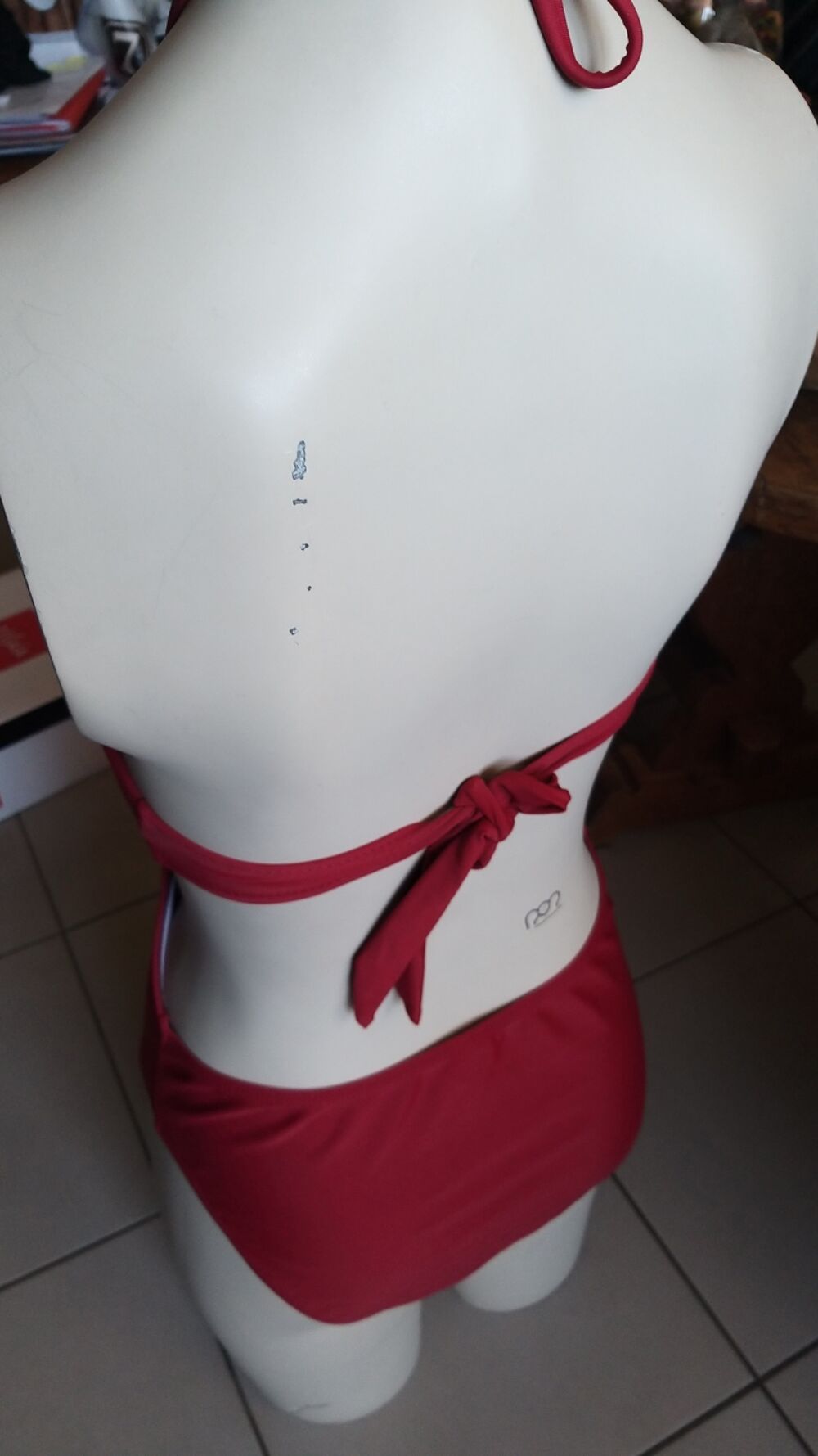 maillot une pi&egrave;ce Bordeaux Vtements