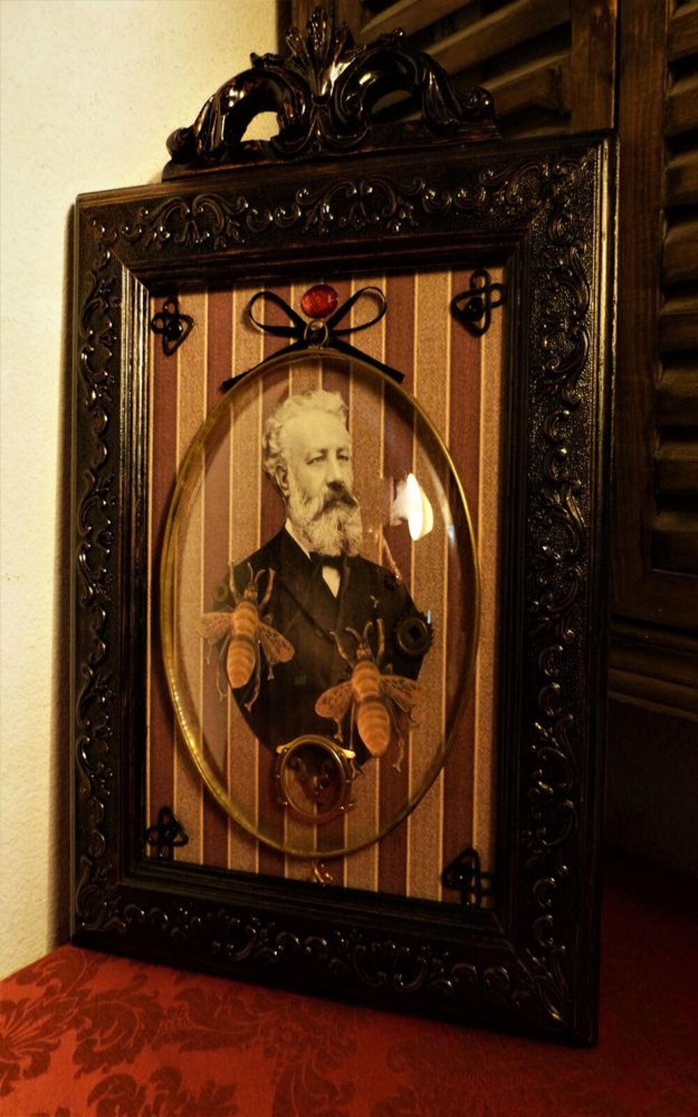 Tableau "BURLESQUE JULES VERNE" Steampunk Décoration