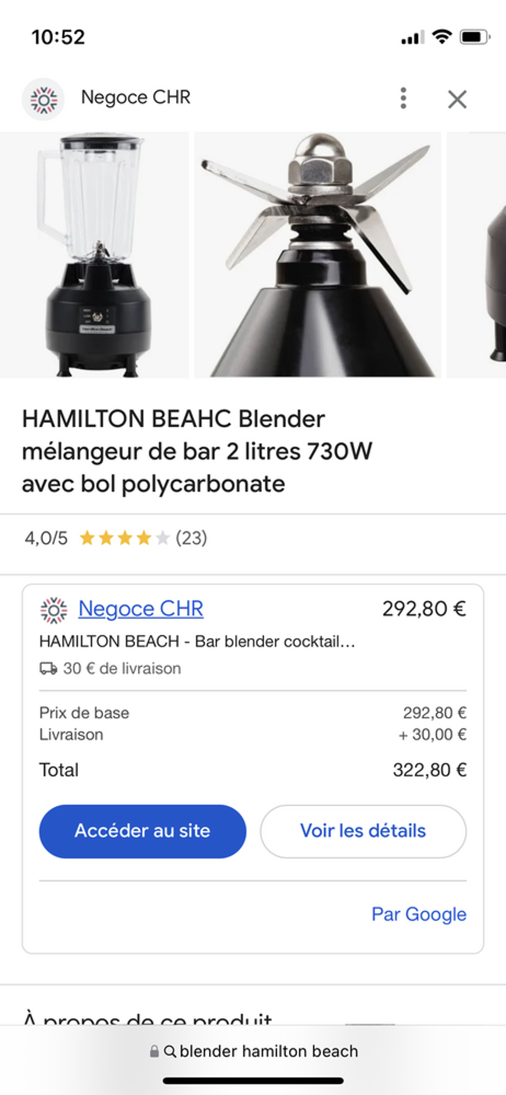 Blendeur Electroménager