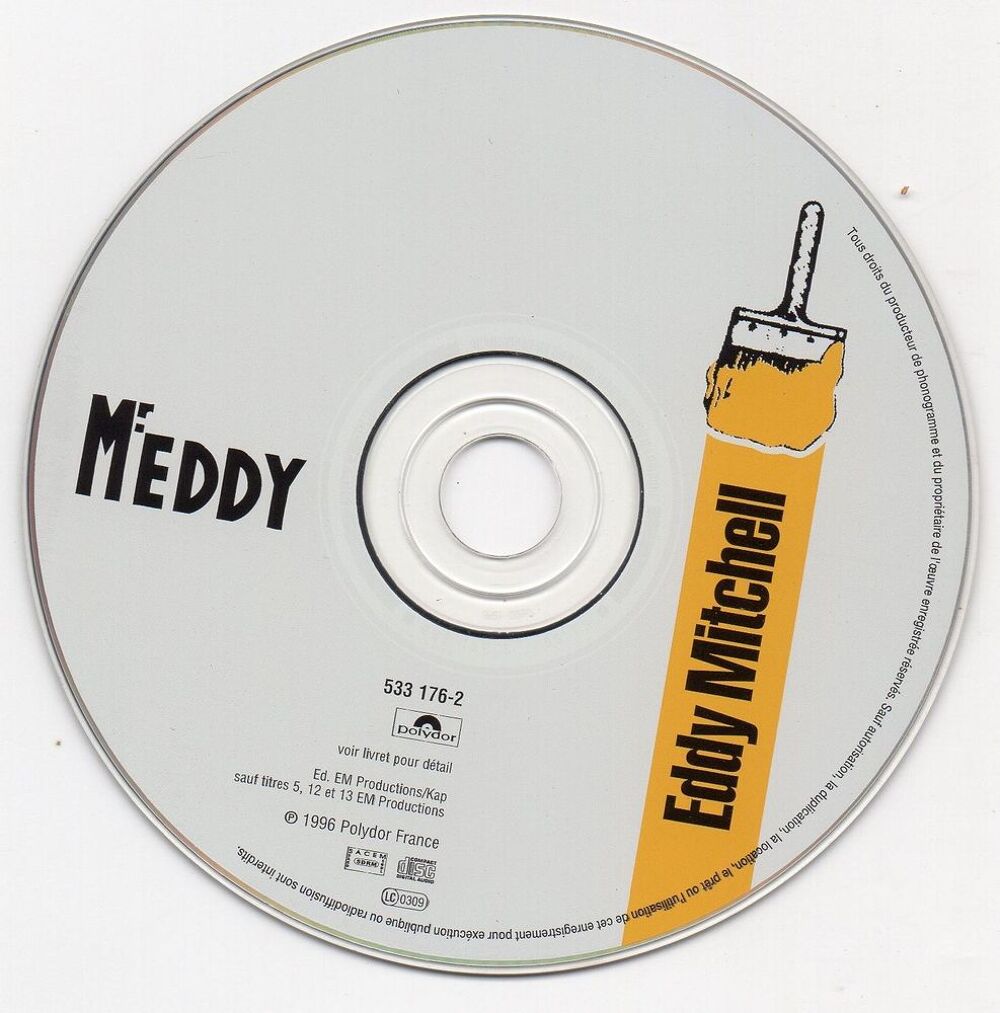 Eddy Mitchell - Mr. Eddy 1996 CD et vinyles