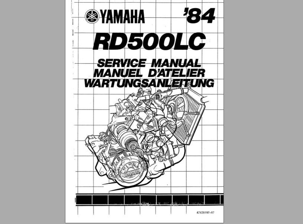 manuels d'atelier Honda CBX Kawasaki H2 Yamaha RDLC etc Livres et BD