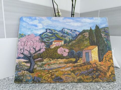 Peinture � l'huile  Montagne 
75 Melun (77)