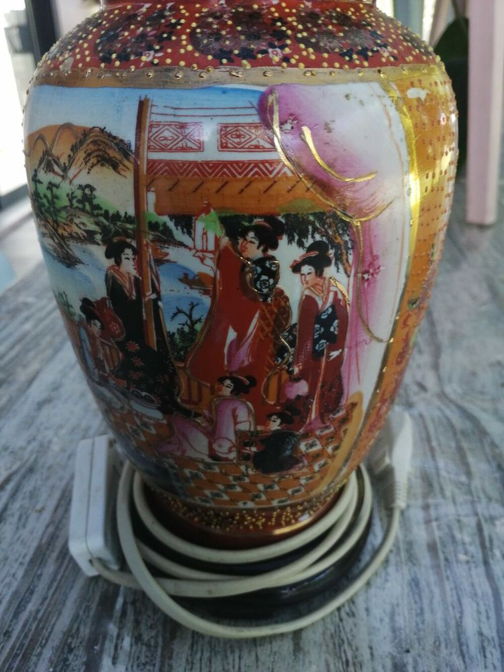 Lampe style asiatique Décoration