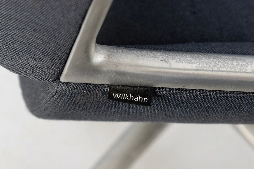 Chaise de bureau Wilkhahn Graph 3015 en aluminium Meubles