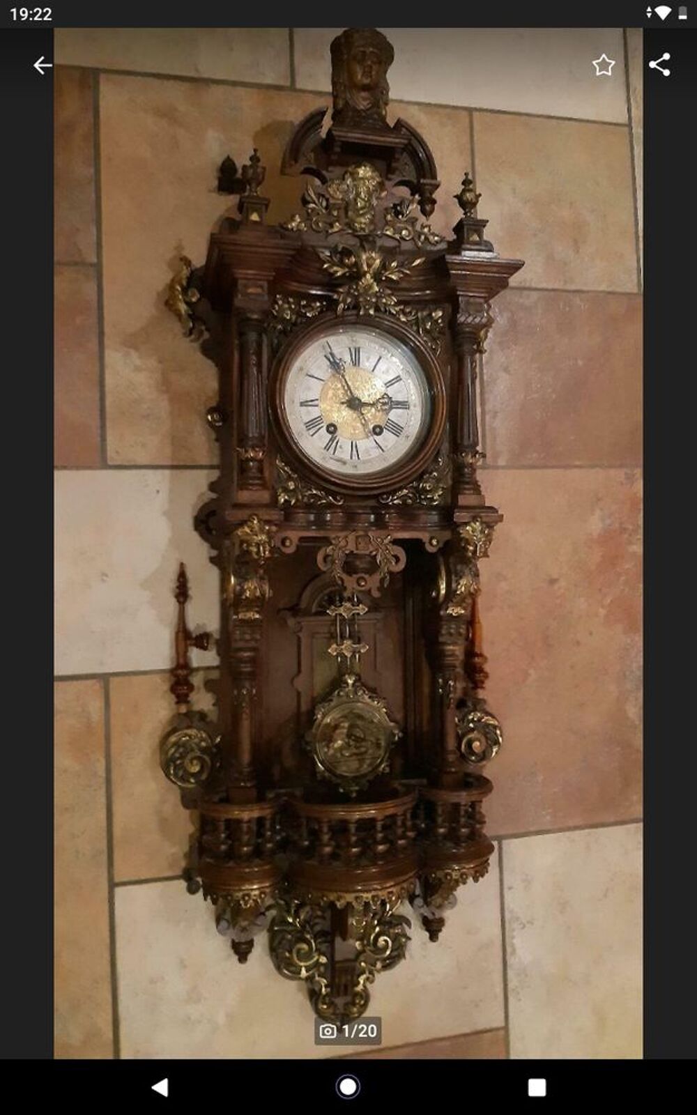 Rachete tr&egrave;s bon prix carillon horloge pendule comtoise 