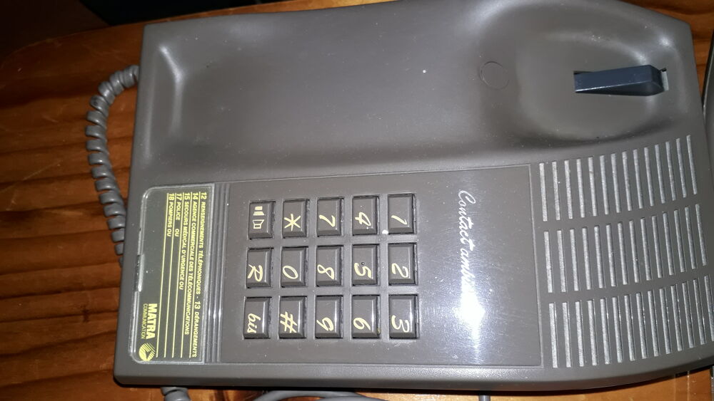 t&eacute;l&eacute;phone fixe MATRA CONTACT AMBIANCE Téléphones et tablettes