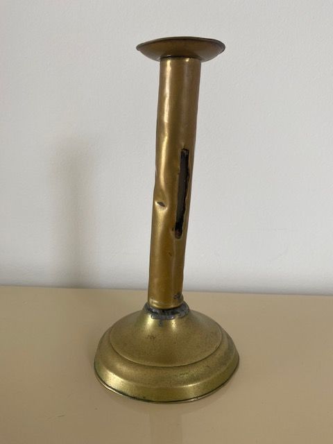 Petit bougeoir � poussoir en laiton 5 Nice (06)