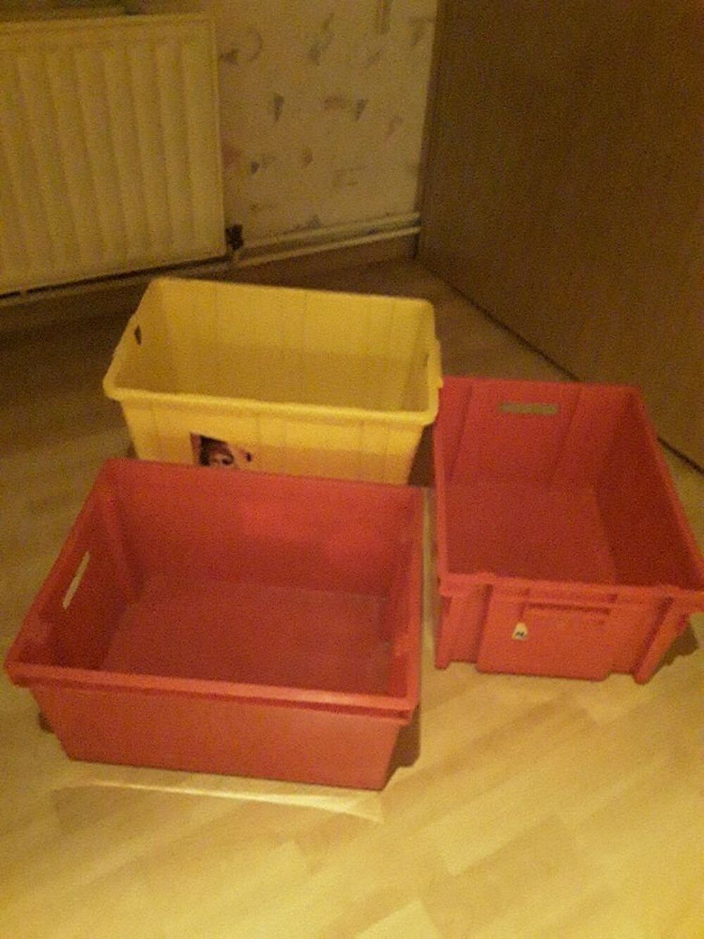 Lot de 3 bacs de rangement Bricolage