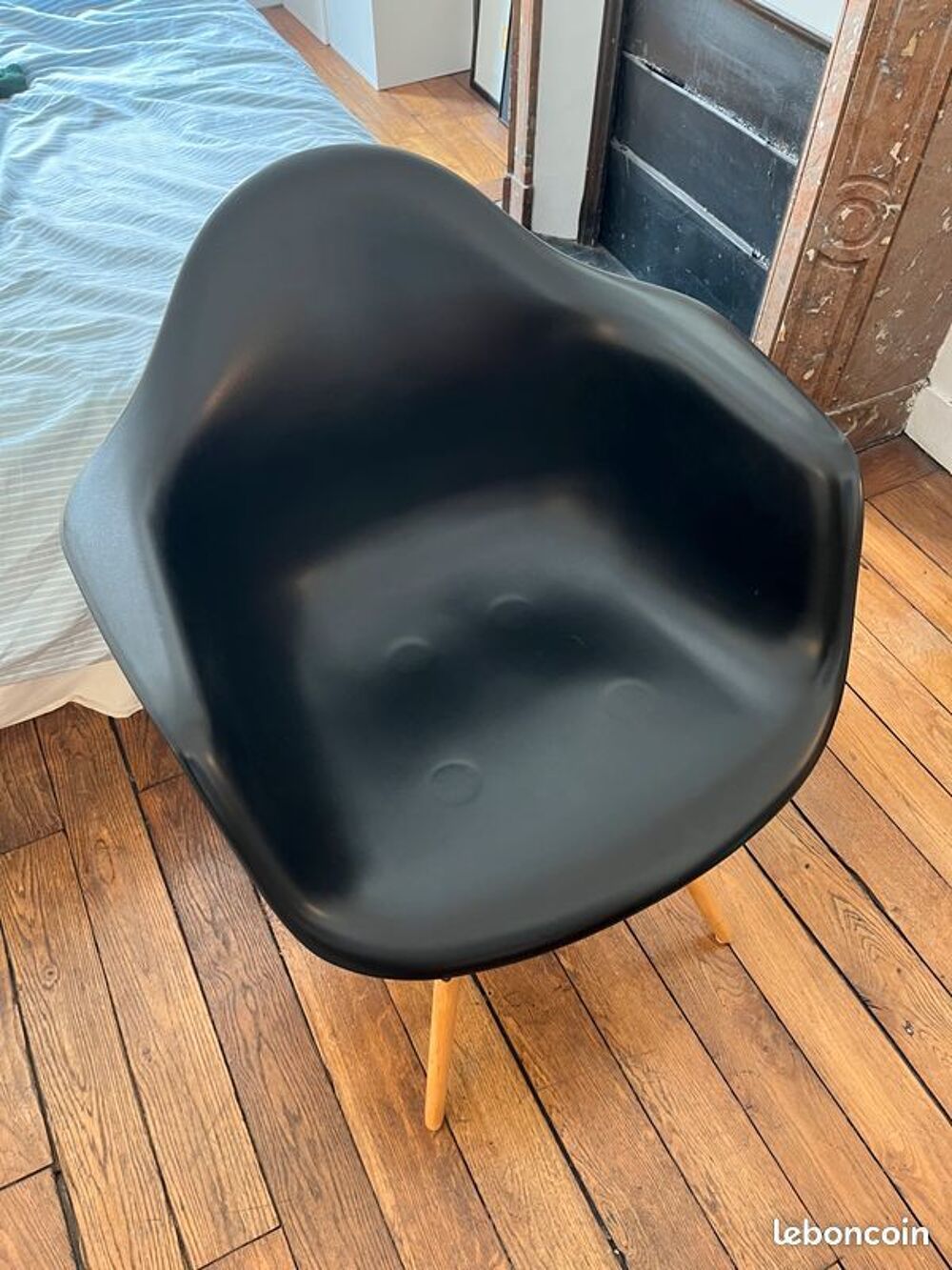 Fauteuil style DAW Eames noir Meubles