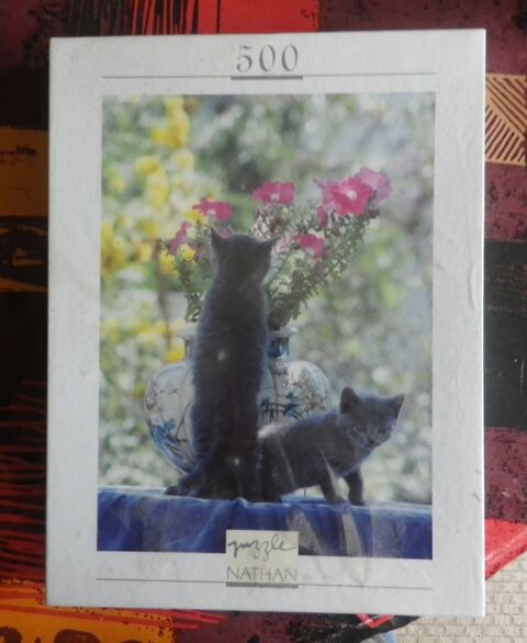 PUZZLE CHATS 500 PIECES NATHAN NEUF SOUS BLISTER 5 Attainville (95)