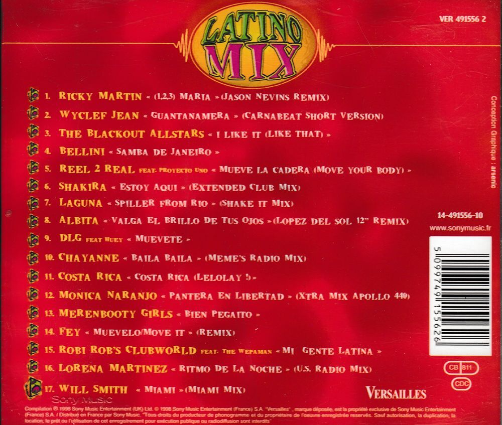 CD Latino Mix La Fi&egrave;vre De Miami A Ibiza! Compilation CD et vinyles