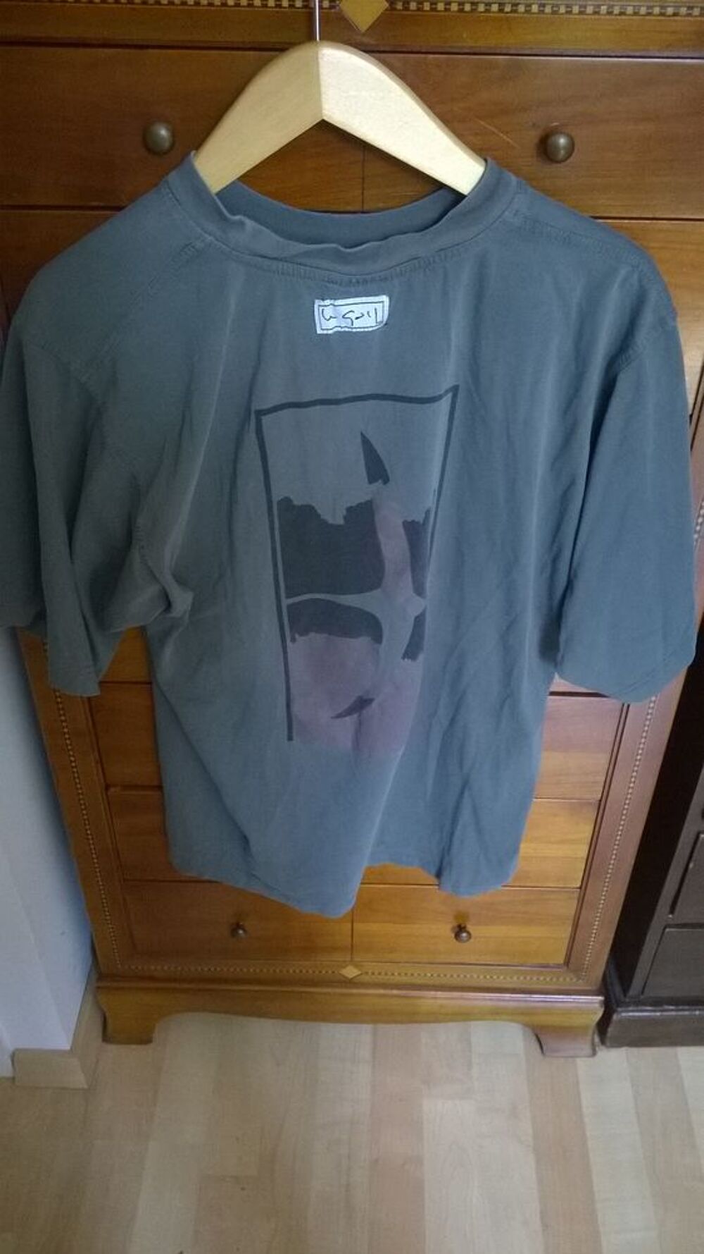 t shirt le gall oseau gris Vêtements