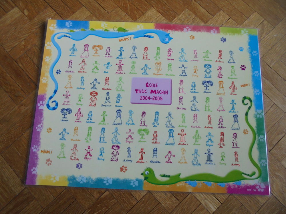 Set de table "Dessins d'Enfants" (62) Cuisine