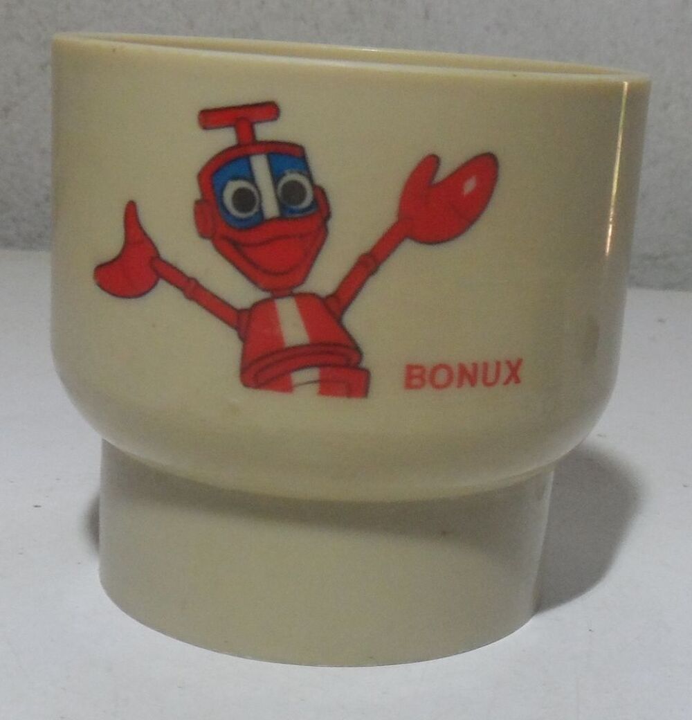 GOBELET NONO LE PETIT ROBOT ULYSSE 31 BONUX 1981 COLLECTOR 