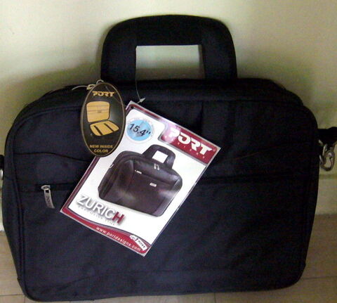 sacoche ordinateur 15'6 noir  PORT ZURICH  29 Versailles (78)