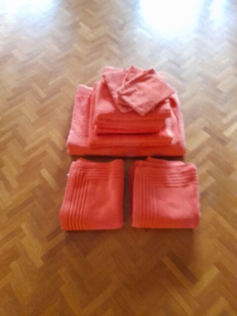 Ensemble serviettes orange 50 Tours (37)