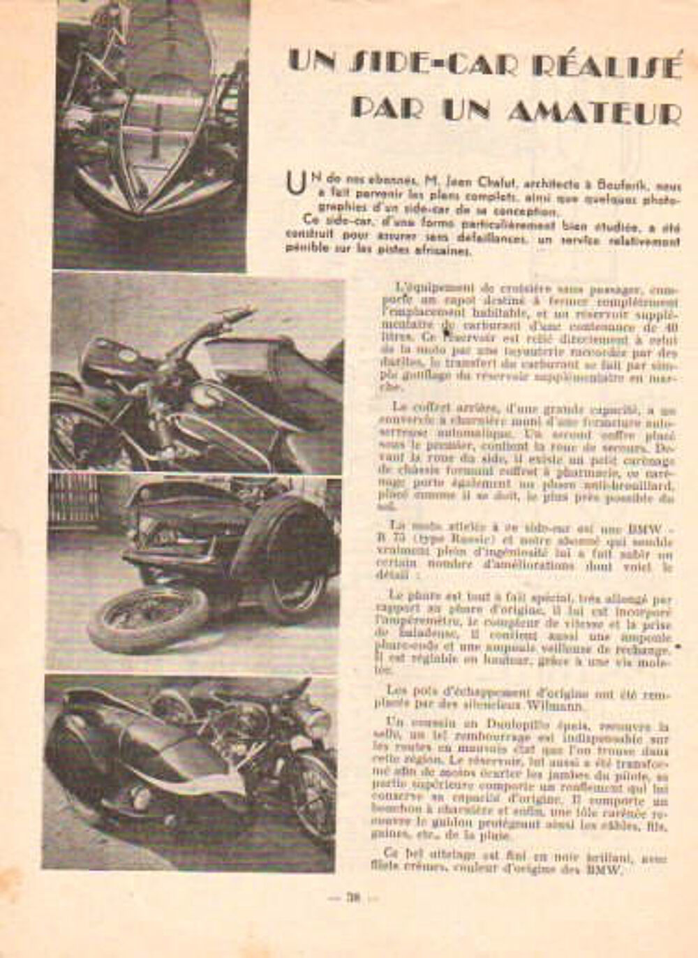 RTM 18 SCOOTER BERNARDET moteur YDRAL1949 Suspension DKW NZ Livres et BD