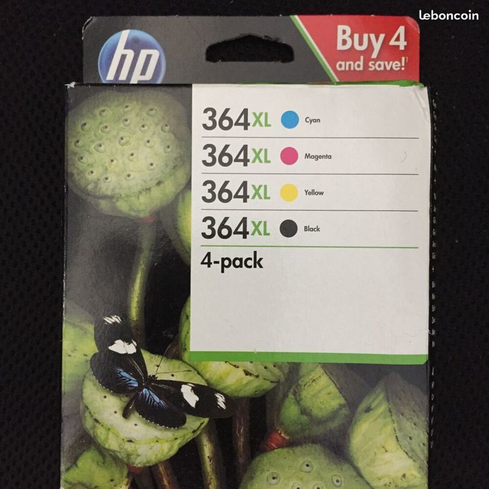 Cartouches d'encre HP 364 XL 4-pack
Matériel informatique