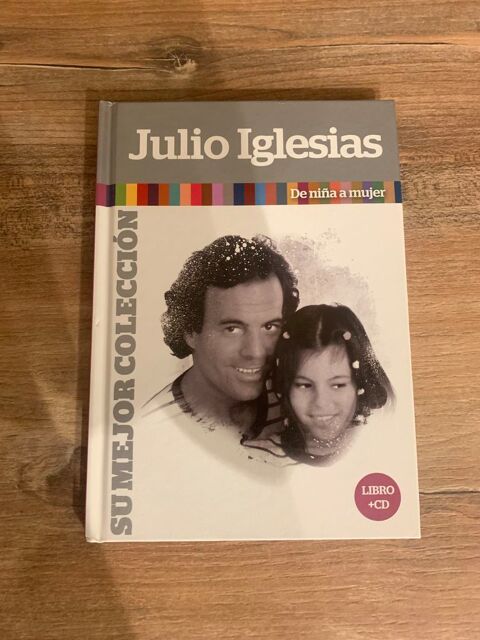 CD + Livre ( en espagnol) Julio Iglesias su mejor coleccion  ´´   De nina a mujer. ´´ 6 Saleilles (66)