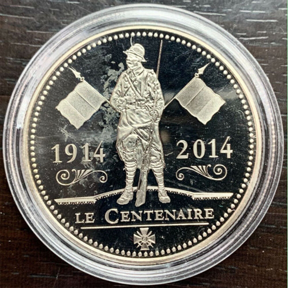 France, M&eacute;daille, Centenaire de la Premi&egrave;re Guerre Mondiale 